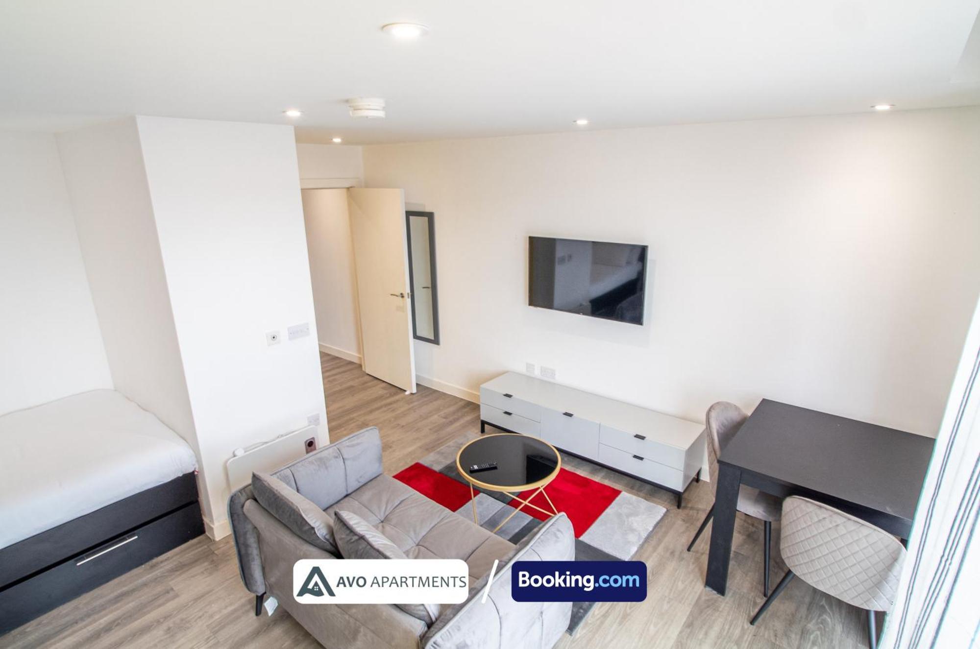 City Center Studio Apartments By Avo Apartments Sheffield Bagian luar foto