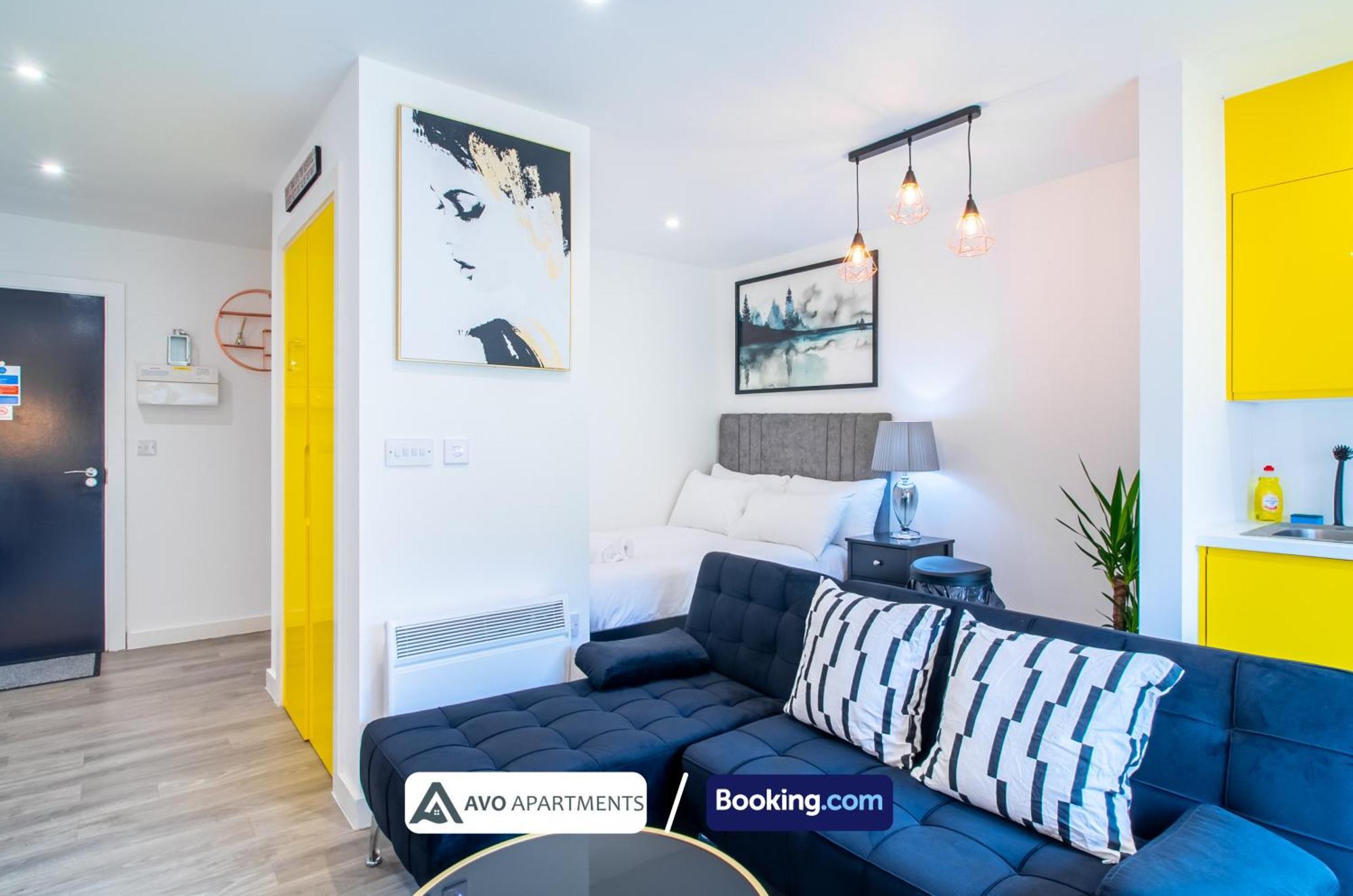 City Center Studio Apartments By Avo Apartments Sheffield Bagian luar foto