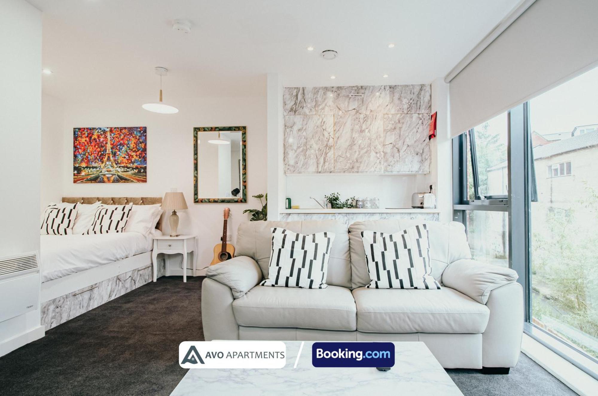 City Center Studio Apartments By Avo Apartments Sheffield Bagian luar foto
