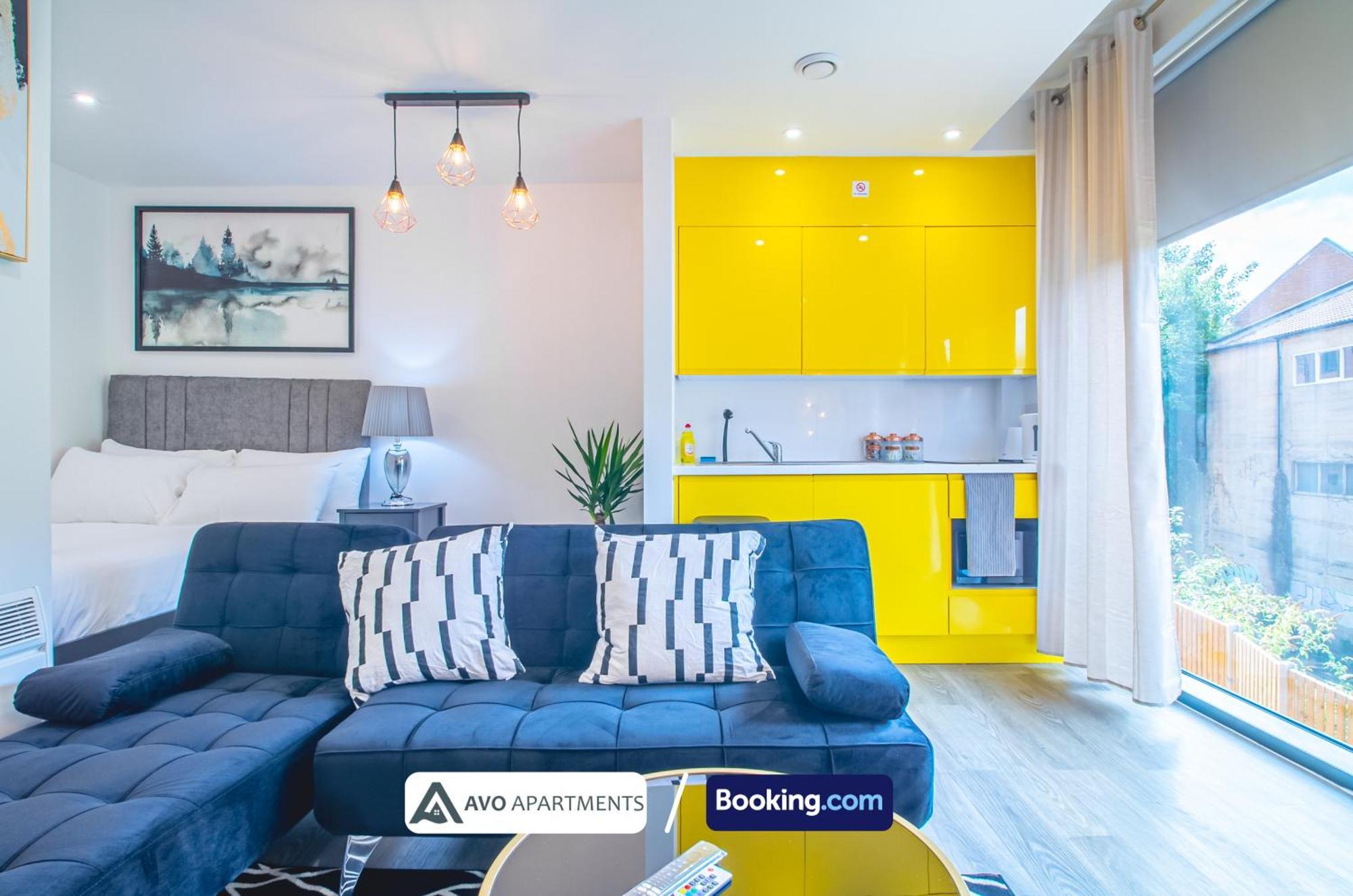City Center Studio Apartments By Avo Apartments Sheffield Bagian luar foto