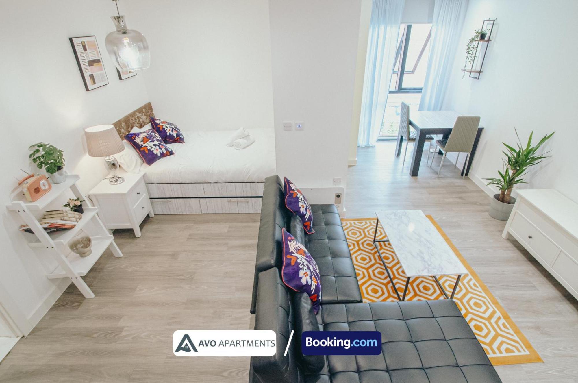City Center Studio Apartments By Avo Apartments Sheffield Bagian luar foto